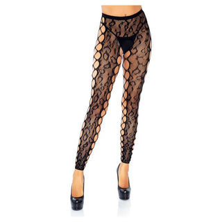 Leg Avenue Lexi Leopard Footless Tights