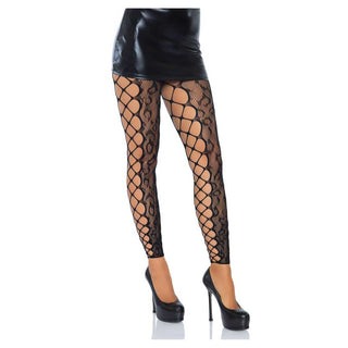 Leg Avenue Lexi Leopard Footless Tights