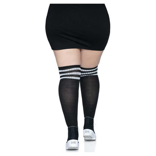 Leg Avenue Kellee Plus Athletic Over The Knee Socks