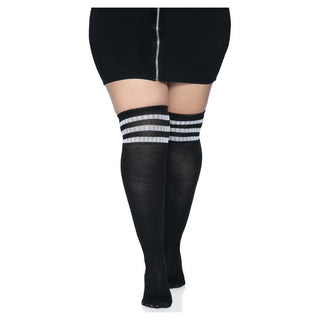 Leg Avenue Kellee Plus Athletic Over The Knee Socks