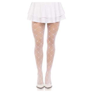 Leg Avenue Valentina Heart Net Tights