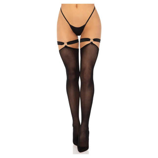 Leg Avenue Vida Opaque Thigh Highs