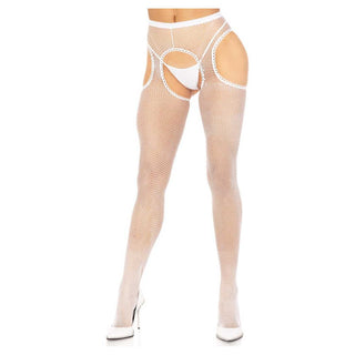 Leg Avenue Dawn Fishnet Suspender Hose