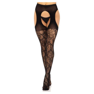 Leg Avenue Rhiannon Lace Suspender Hose