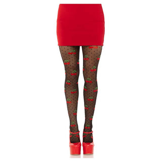 Leg Avenue Cherry Pie Dotted Tights