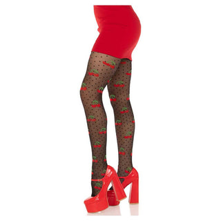 Leg Avenue Cherry Pie Dotted Tights