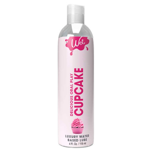 Wet Delicious Oral Play Cupcake Luxury Water Based Lubricant 4 Oz