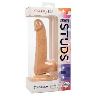 CalExotics Silicone Studs 6" Dildo with Suction Cup