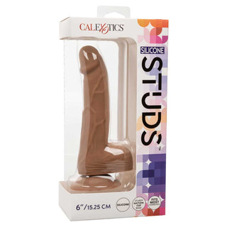 CalExotics Silicone Studs 6" Dildo with Suction Cup