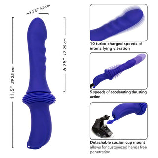 CalExotics Overdrive Remote Control Sex Machine Ridged Thruster