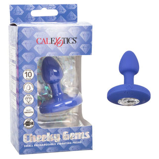 CalExotics Cheeky Gems Small Rechargeable Vibrating Probe