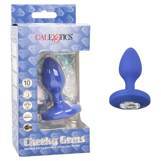 CalExotics Cheeky Gems Medium Rechargeable Vibrating Probe