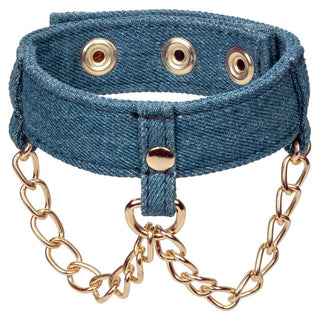 CalExotics Ride 'em Premium Denim Ankle Cuffs