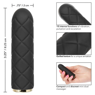 CalExotics Raven Quilted Seducer Bullet