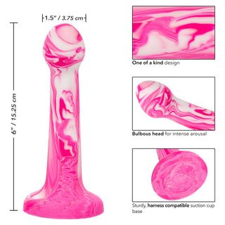 CalExotics Twisted Love 6" Twisted Bulb Tip Probe