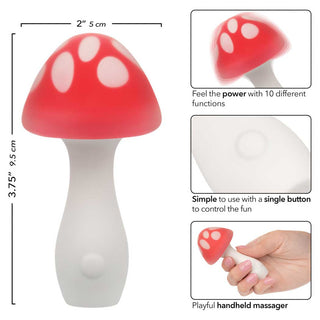 CalExotics Naughty Bits Muff Shroom Playful Massager Vibrator