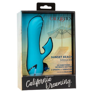 CalExotics California Dreaming Sunset Beach Seducer Clitforal Suction Dual Vibrator