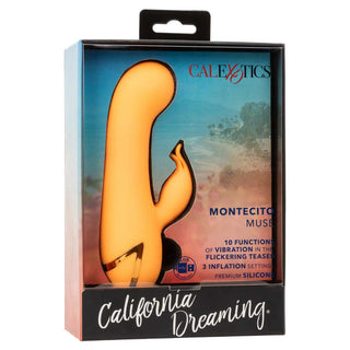 CalExotics California Dreaming Montecito Muse Inflating Dual Stimulation Vibrator