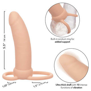 CalExotics Performance Maxx Rechargeable Thick Dual Penetrator