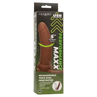 CalExotics Performance Maxx Rechargeable Thick Dual Penetrator