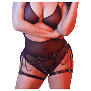 CalExotics Euphoria Thigh Harness with Chains