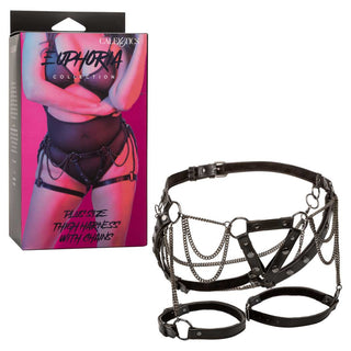 CalExotics Euphoria Thigh Harness with Chains