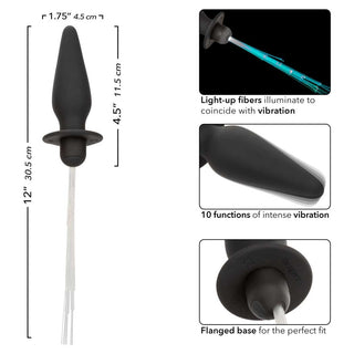 CalExotics Southern Lights Vibrating Light Up Anal Probe