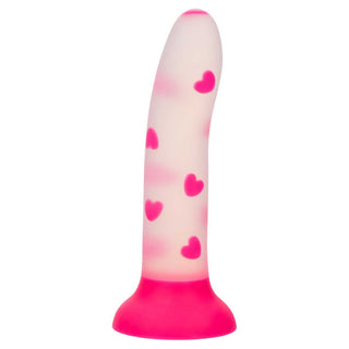 CalExotics Glow Stick Heart 6" Glow-in-the-Dark Dildo