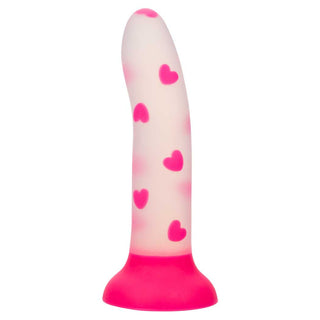 CalExotics Glow Stick Heart 6" Glow-in-the-Dark Dildo