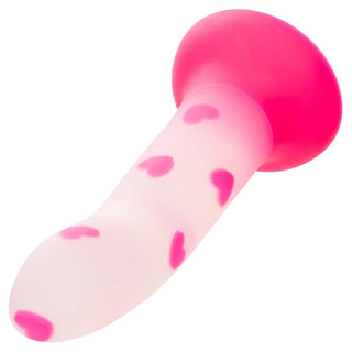 CalExotics Glow Stick Heart 6" Glow-in-the-Dark Dildo