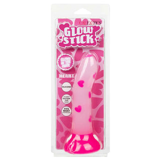 CalExotics Glow Stick Heart 6" Glow-in-the-Dark Dildo