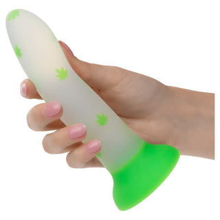 CalExotics Glow Stick Leaf 6" Glow-in-the-Dark Dildo