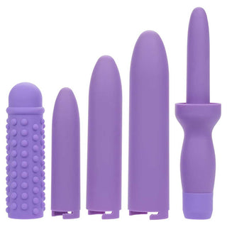 CalExotics Dr. Laura Berman Rechargeable Dilators Set of 4 Locking Sizes Plus Sleeve