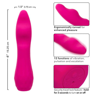 CalExotics Gia Curved 6" Pleaser Vibrator