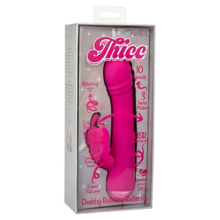 CalExotics Thicc Chubby 5.5" Rotating Butterfly Vibrator