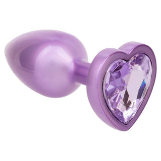 CalExotics Jewel Amethyst Heart Anal Plug