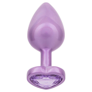 CalExotics Jewel Amethyst Heart Anal Plug