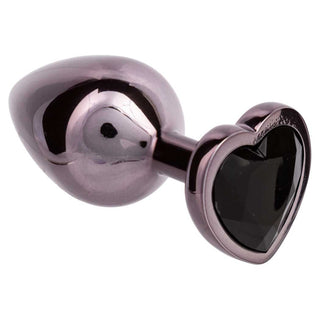CalExotics Jewel Black Diamond Heart Anal Plug