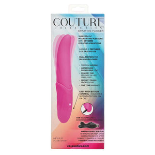 CalExotics Couture Gyrating Flicker 8" Vibrator