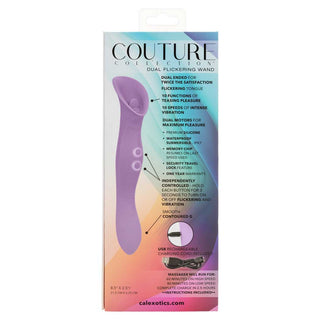 CalExotics Couture Dual Flickering Dual-Ended Wand Massager