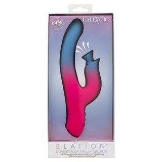 CalExotics Elation Dual Stimulation Vibrator with Suction