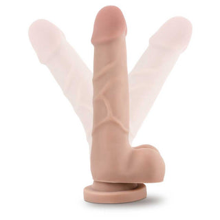 Dr. Skin Realistic 7.75" Dildo with Balls and Suction Cup Base