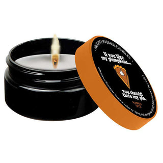 Kama Sutra Taste My Pie Pumpkin Spice Naughty Mini Massage Candle