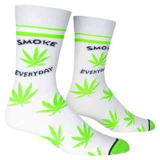 Crazy Socks Smoking Themed Crew Socks