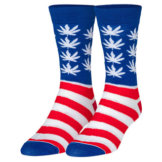 Crazy Socks Smoking Themed Crew Socks