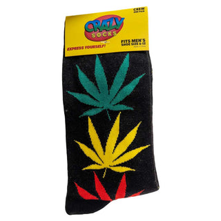 Crazy Socks Smoking Themed Crew Socks