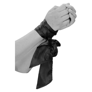 Ouch! Black & White Bondage Silky Ribbon