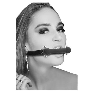 Ouch! Black & White Silicone Bit Gag
