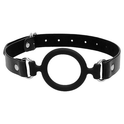 Ouch! Black & White Silicone Ring Gag
