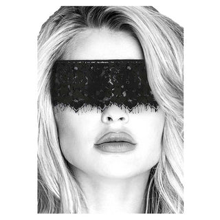 Ouch! Black & White Lace Mask